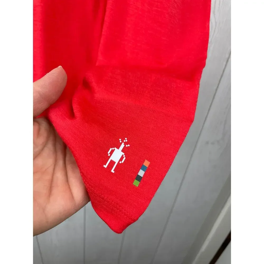 Smartwool Womens Merino Short Sleeve Tee Plus 3X Carnival Red NWT SW016918 - Picture 2 of 8